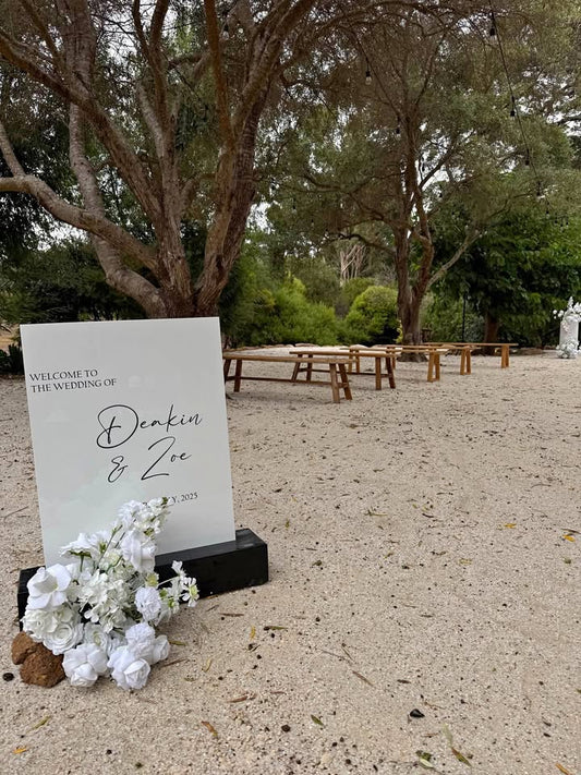 A1 Plinth Style Sign