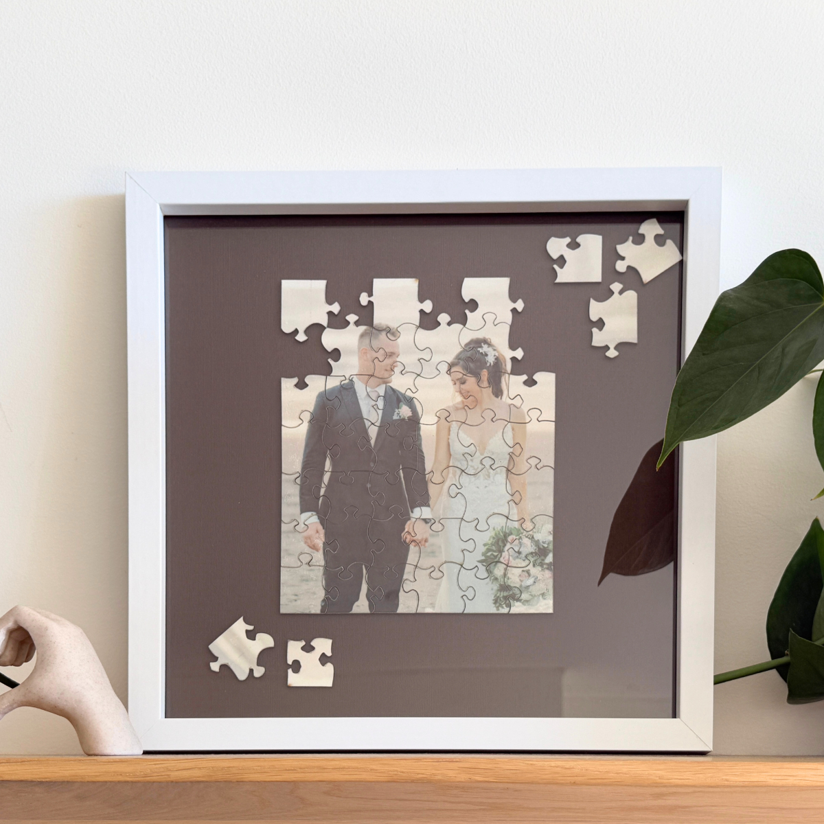 Framed Wooden Photo Puzzle