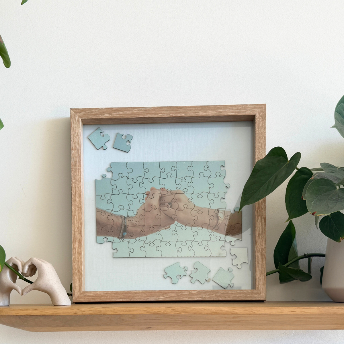 Framed Wooden Photo Puzzle