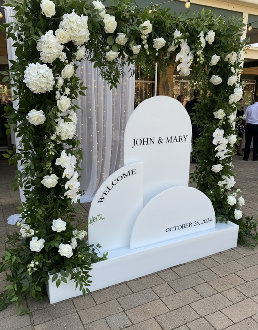 3 Piece Layered- Arch Welcome Set